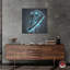 Art mural sur toile 1 pièce Notoriart Blue Glow Sneaker-112247247-100009893