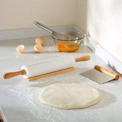 Rouleau à pâtisserie en marbre Kook