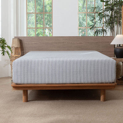 Drap-housse MooMee 100% coton lavé extra profond