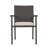 Stackable Dining Chair, Multi Brown, With Cushion, Weather , 26.82" D, No Assembly Needed Stackable, 35.93" H, Required