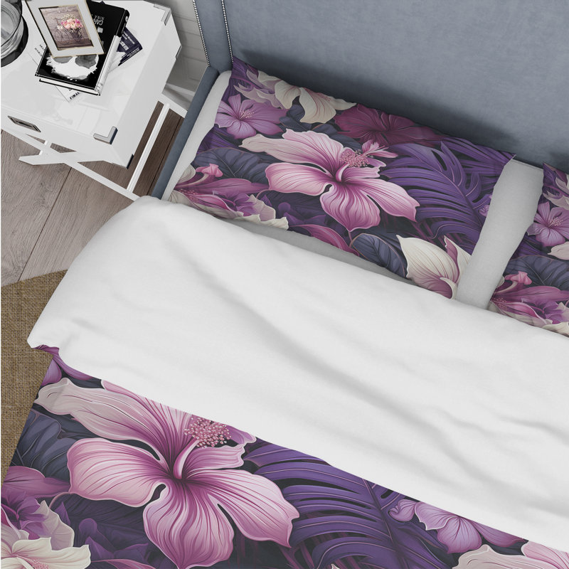 Literie Twilight Tropics, Housse de couette pour très grand lit et 2 très