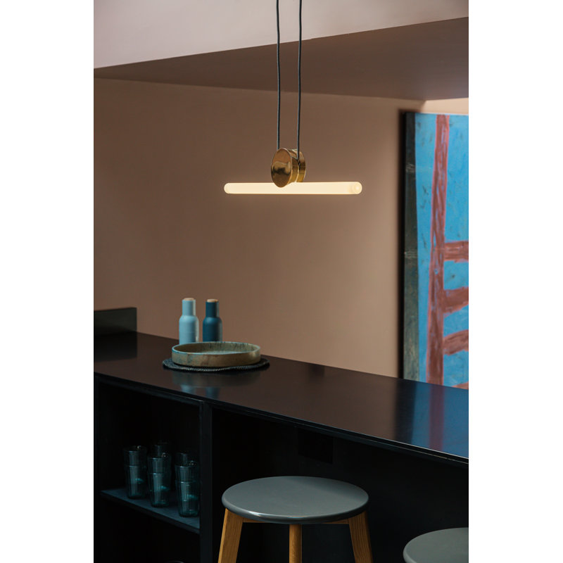 Kilter Pendant, Solid Brass