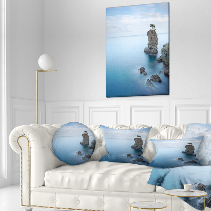 Coussin de portofino park tree, 18 po x 18 po, Coussin décoratif