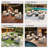 Paleosofos Wicker 4 - Person Modular Patio Conversation Set with Cushions-2054207846