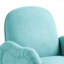 Chaise d'appoint avec pieds en métal dans les bureaux élégants, fauteuil d'appoint en tissu flocon de neige, fauteuil d'appoint individuel
