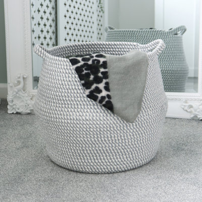 JVL Fabric Decorative Basket