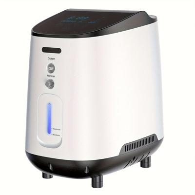 Centreur d'oxygène réglable 1-8L Machine à oxygène domestique avec accessoires-Générateur d'oxygène domestique (33% -93%) Débit stable