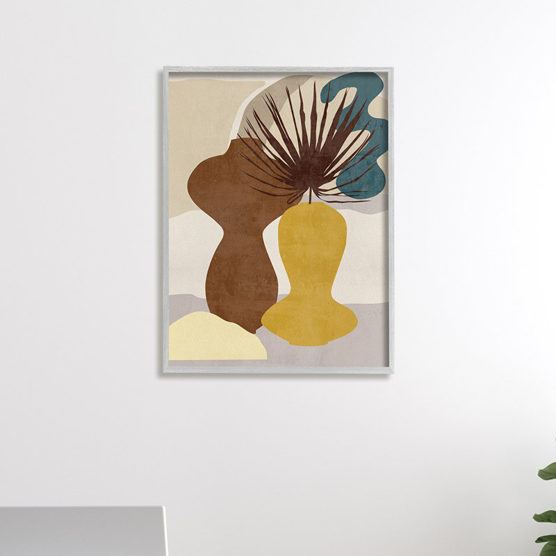 Vases Groovy, H 30 po x l 24 po, Estampe numérique Farmhouse