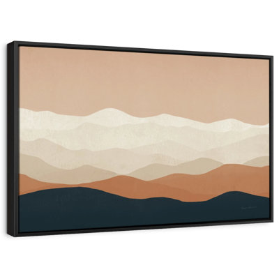 Abstrait «Mojave Mountains II, art mural»