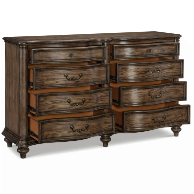 Commode de 8 tiroirs Traditional