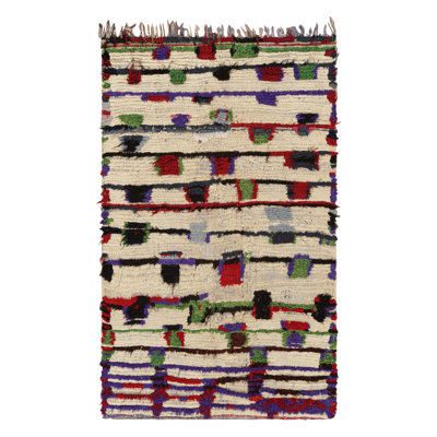 One-of-a-Kind 4'9"x7'11" Hand Knotted Area Rug