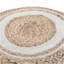 Serena - Pouf rond tressé - Naturel-120220316