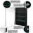 Bathroom Medicine Cabinet with Mirror – Sliver Aluminum Frame, Surface Mount Single-Door Storage Cabinet, Bathroom Vanity Mirror Cabinet-1655667538