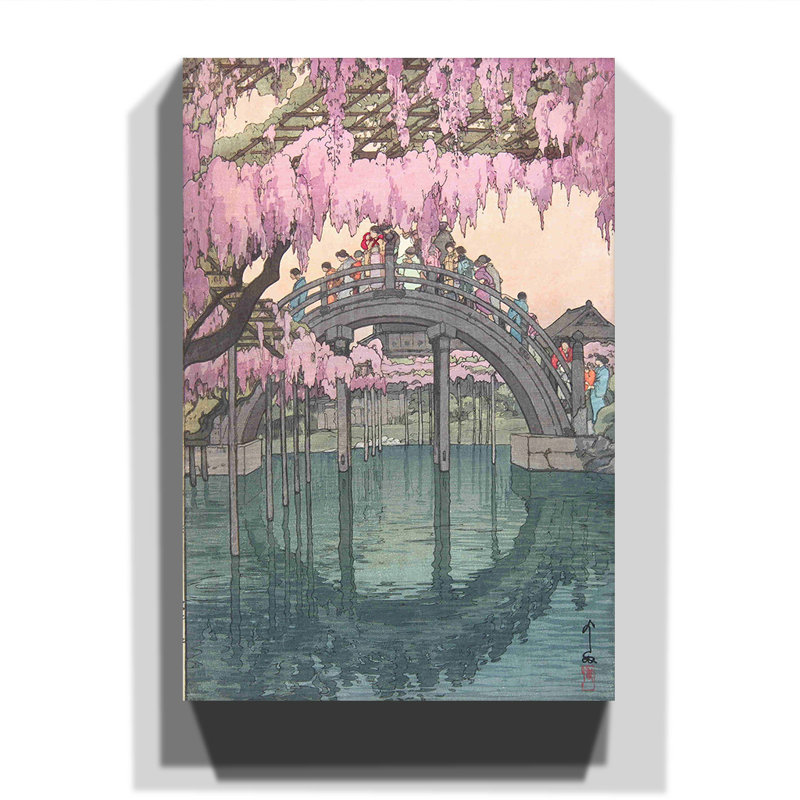 Bridge by Yoshida Hiroshi - Wrapped Canvas, 100cm H x 70cm W