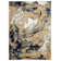 Tapis jaune / gris / blanc Devola