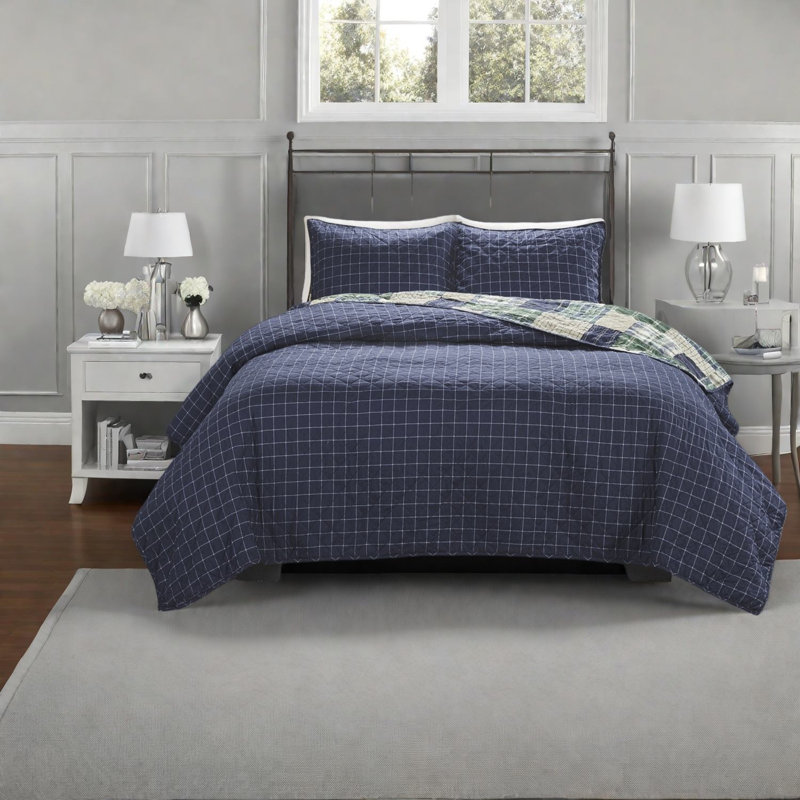 Reversible Bedding Sets Microfiber Full Queen Rustic Farmhouse Home
