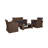 Tisdale 4-Piece UV Resistant Outdoor Conversation Set with Cushions-49646172-49959816