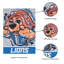 Drapeau de jardin en polyester 18 x 13 po Detroit Lions