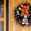 Disney Mickey Mouse 26-Inch Pre-Lit Halloween Wreath with 45 LED Lights, Orange and Black Decor