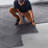 EasyTile 12 Pack Interlocking PVC Modular Tiles w/ Drainage, 18x18 Inches, Gray-126358400