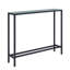 Console étroite et longue avec plateau en miroir Lathem-1252914956-1252914953