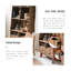 Bibliothèque luxueuse en bois massif Home