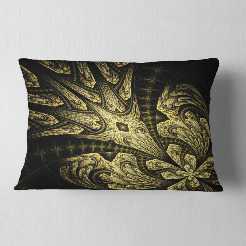 Coussin lombaire à pétales à longues fleurs