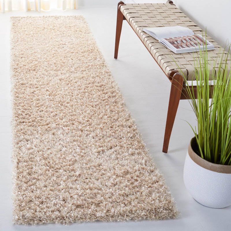 Delane Handmade Tufted Brown Area Rug, Runner 2'3" x 9'