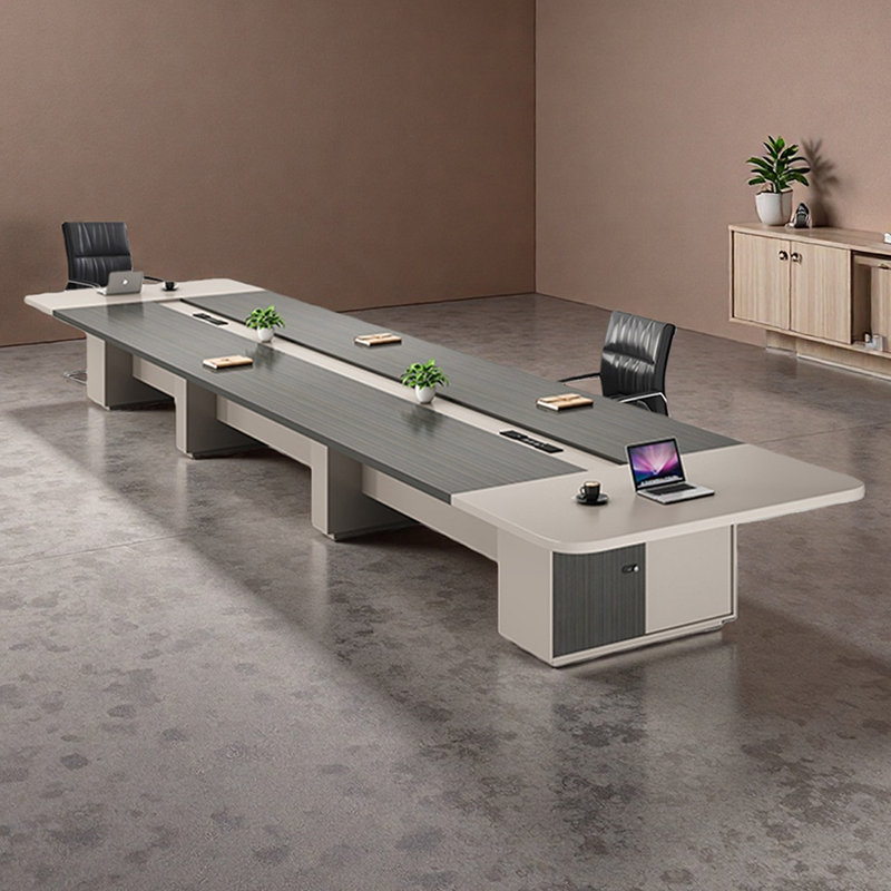 Table de conférence simple et moderne, H 29,52 po x L 236,22 po x l 59 po