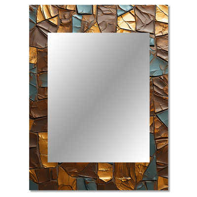 Tree illusions fantasy - Sifi Unique Mirror, Green Large Wall Mirror, Printed Metal Art