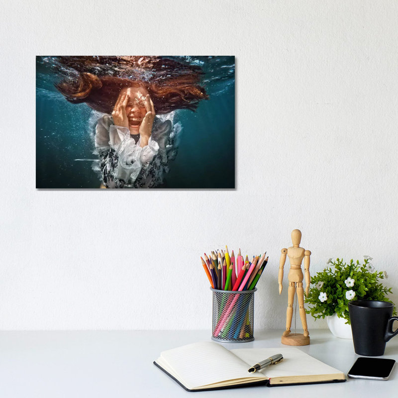Cry 1 Piece Wrapped Canvas Wall Art, 20.32cm H x 30.48cm W x 1.91cm D