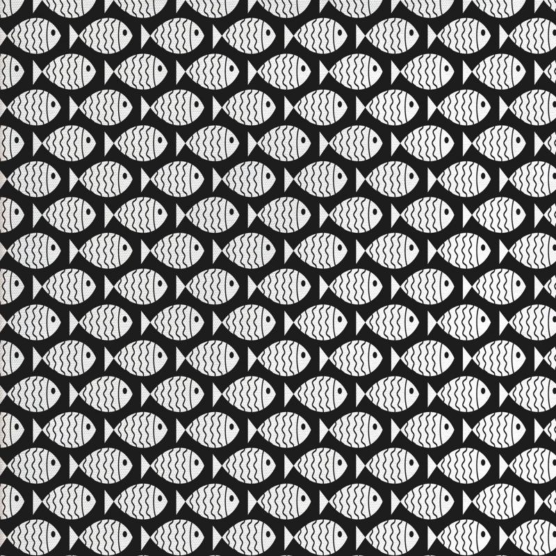 Tissu marin répétitif, H 36 po x l 58 po x P 1 po