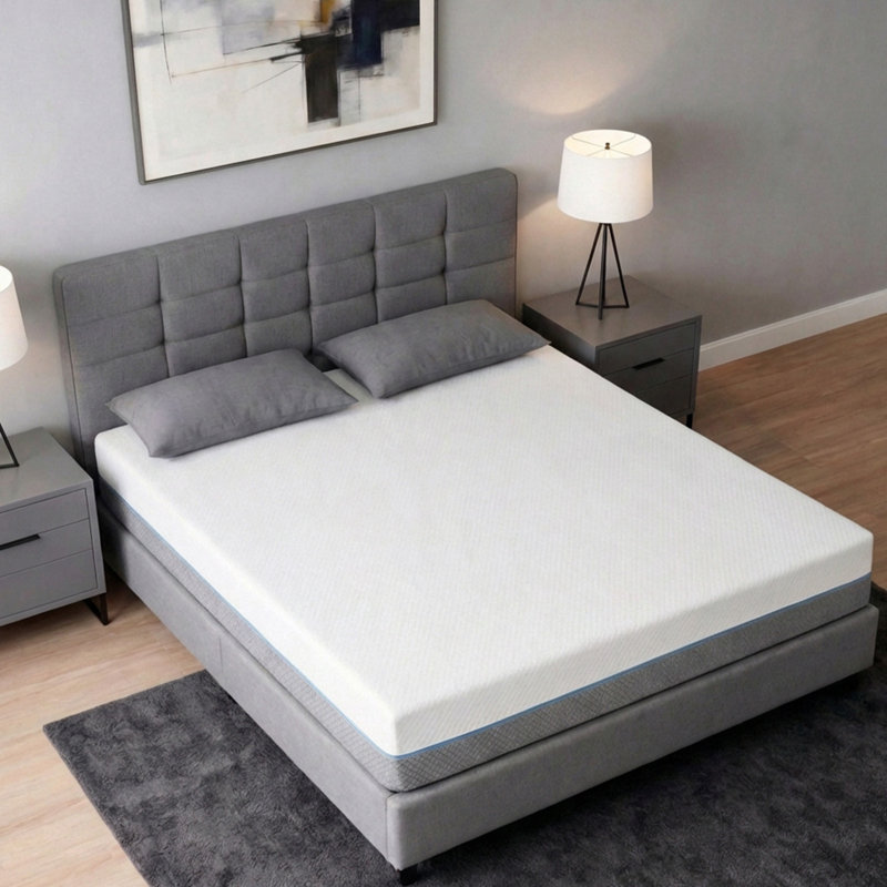 Memory Foam Mattress  In A Box, Mattress  For Pressure Relief And Cool Sleep, Medium Fir, 8", Queen