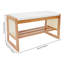 Banc de rangement pour chaussures 3 paires