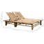 Chaise longue avec coussins en bambou 2 personnes Currin Breeze-1773682517