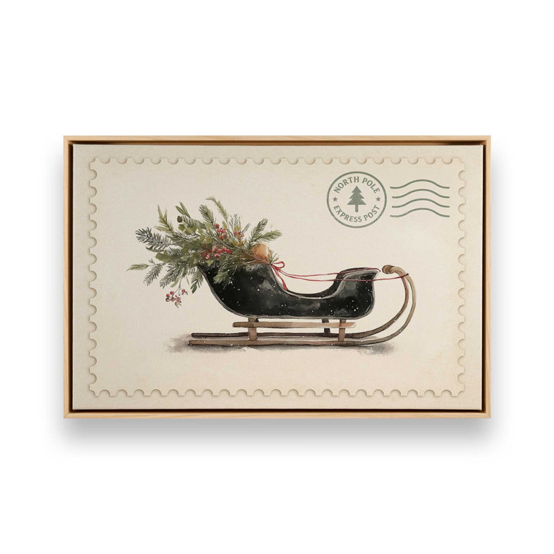 Impression sur toile Northiant Sleigh, Érable américain, H 32,75 po x l 48,75 po