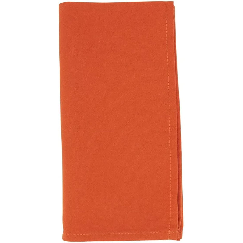 Polyester No Pattern Square Napkin, Pumpkin