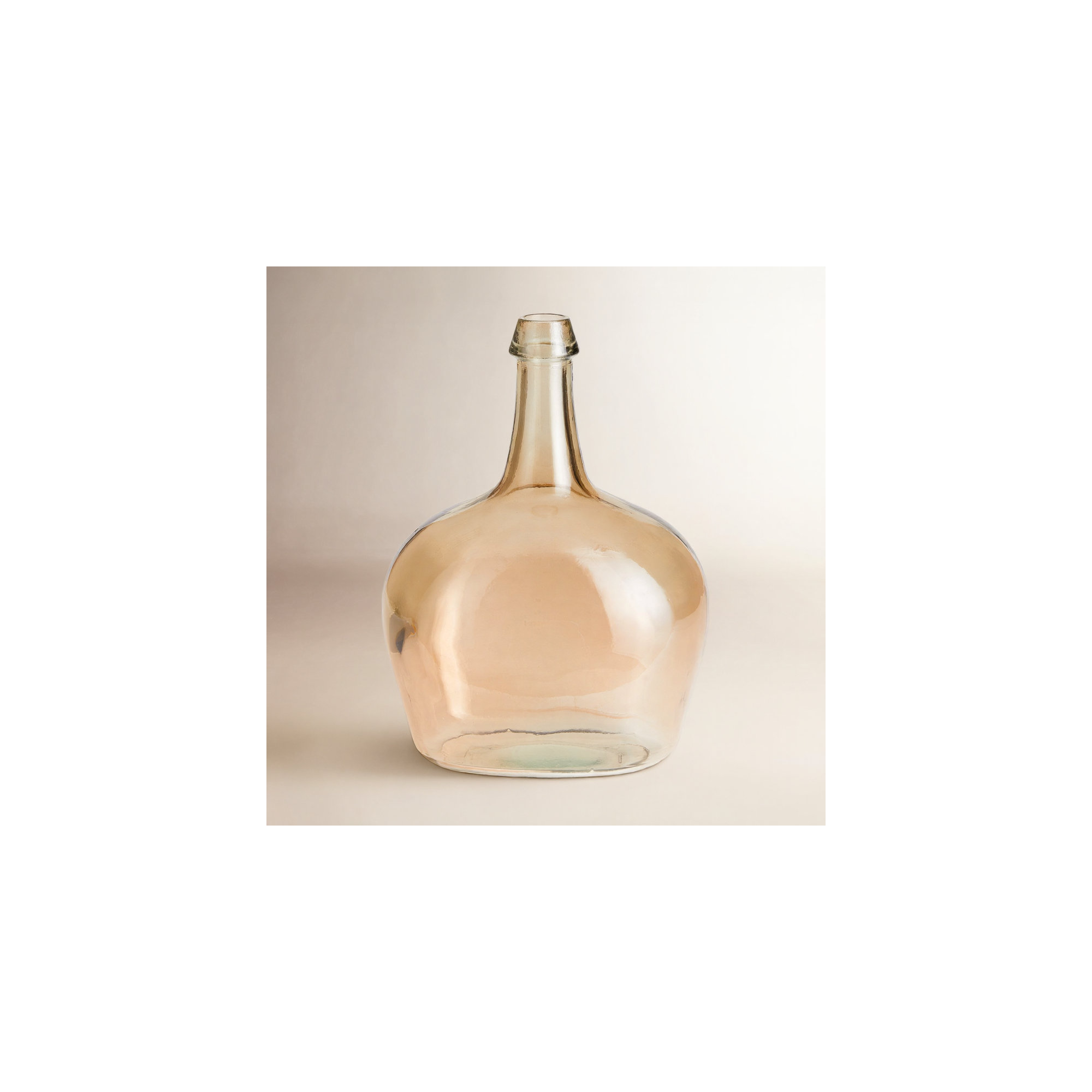 Meile Vetro Recycled Glass Bottle, Beige