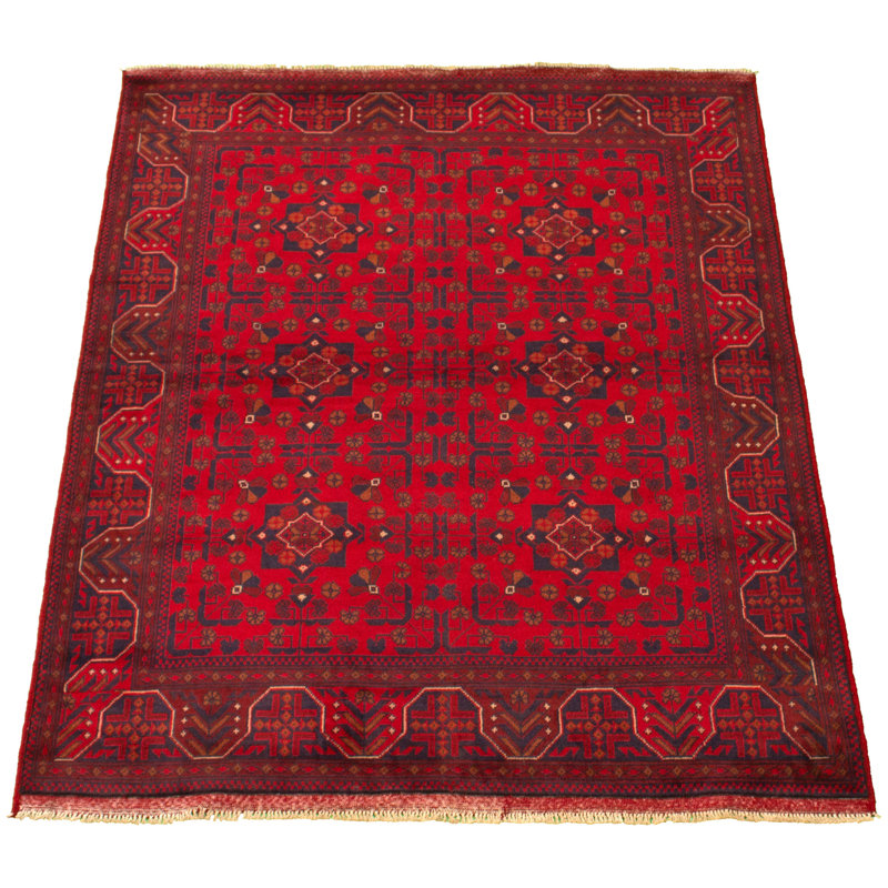 Tapis de zone en laine 5 pi 1 po x 6 pi 2 po à main one-of-kind-noué la 2010 esari Allaina