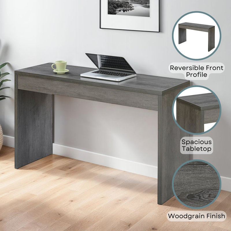 Brene 48'' Console Table, Weathered Gray