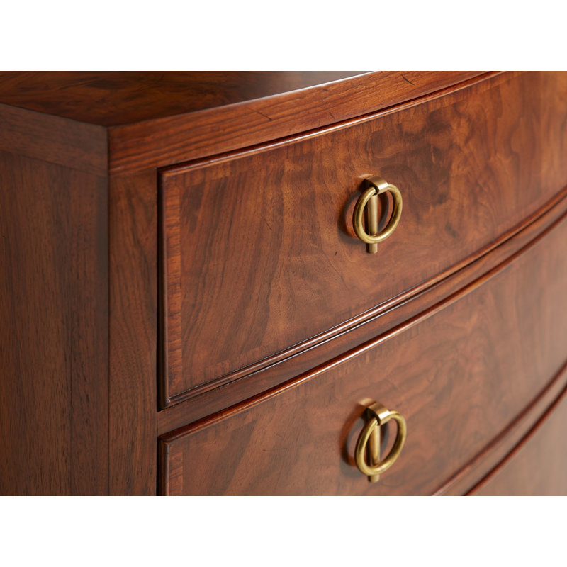 Bowfront 3 - Drawer Nightstand