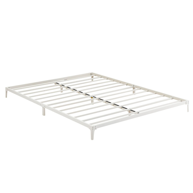 Iwen 4.6'' Bed Frame, Black, Full