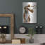 Basset hound, Windswept and Interessing par Fab Funky - reproduction d'art sur métal sans cadre-460470216
