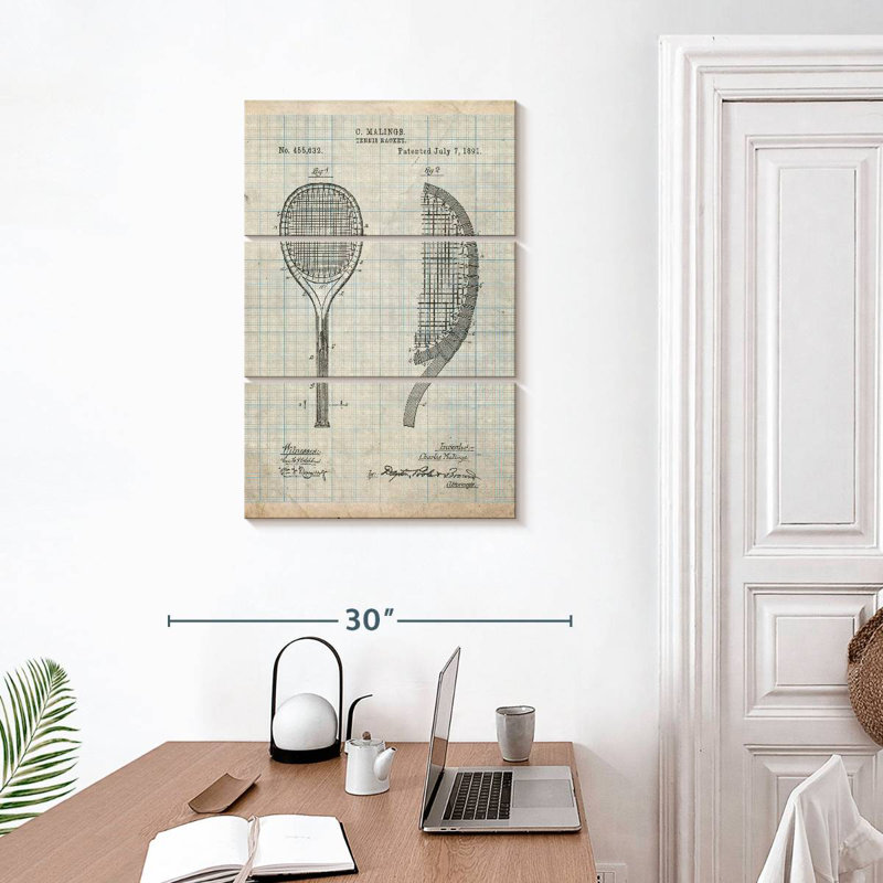 Laelle Antique Grid Parchment, 32" H x 20" W