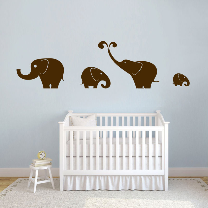 Landscape & Nature Non-Wall Damaging Wall Decal, Brown