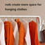 Portant simple pour vêtements avec étagères de rangement-671841067