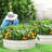Neriya 30 inch x 9 inch Metal Raised Garden Bed-310512429