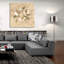 «Red Floral 3» par Cheri Blum, art mural en verre rouge Red Barrel Studio®-2102033511