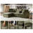 4 Seat L-shaped Chenille Sofa Oversized Modular Sofa Extra Deep Cloud Corduroy Sectional Couch With Ottoman Chaise Fsc Certified Fluffy-819206105