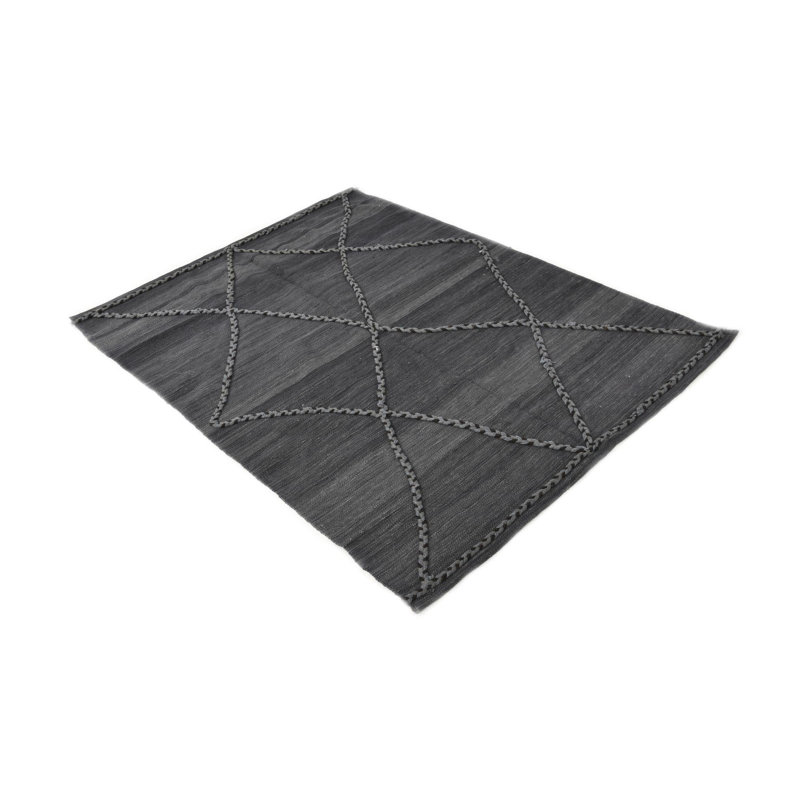Tapis gris 4 pi 2 po x 5 pi 9 po
